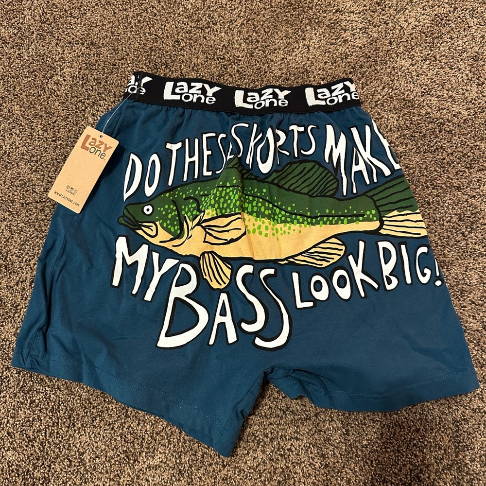 NWT Mens (S) Fishing Boxers
